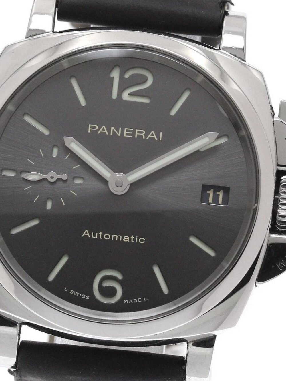 PANERAI Luminor Due PAM00755 3 Days Acciao Gray Dial Automatic Boy's_956161